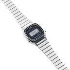 Reloj Casio LA670WA-1DF Vintage Mini Plateado Original | Unisex