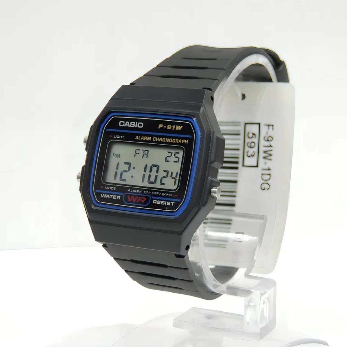 Reloj Casio F-91W-1DG | Clásico Japonés