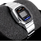 Reloj Casio LA670WA-1DF Vintage Mini Plateado Original | Unisex