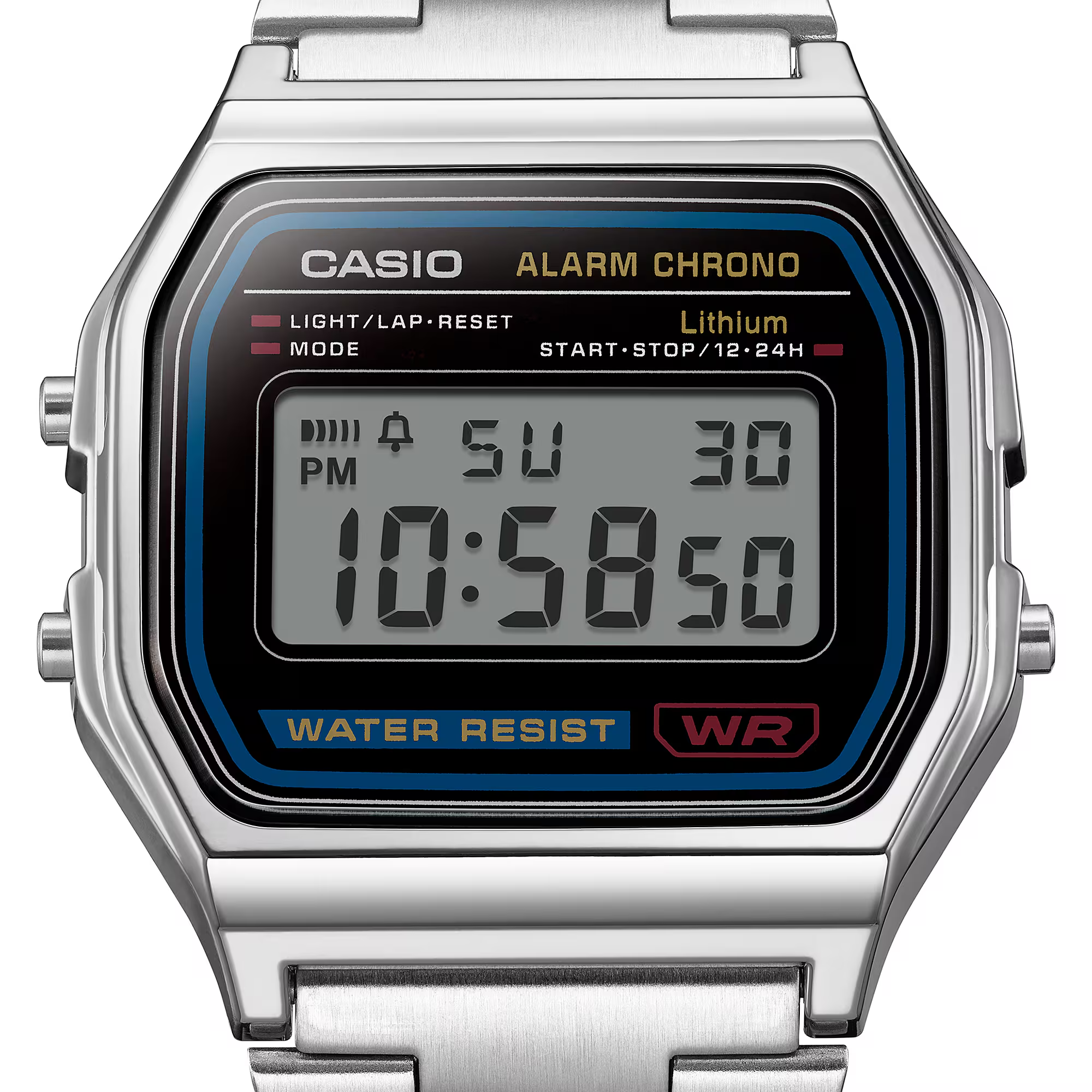 Reloj Casio A158WA-1DF Vintage Digital Acero