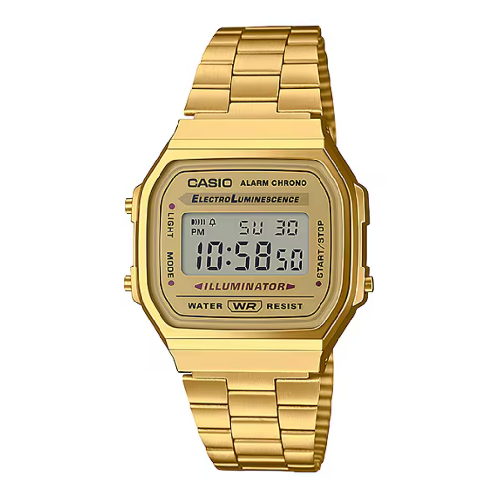 Reloj Casio A168WG-9WDF Vintage Dorado Digital