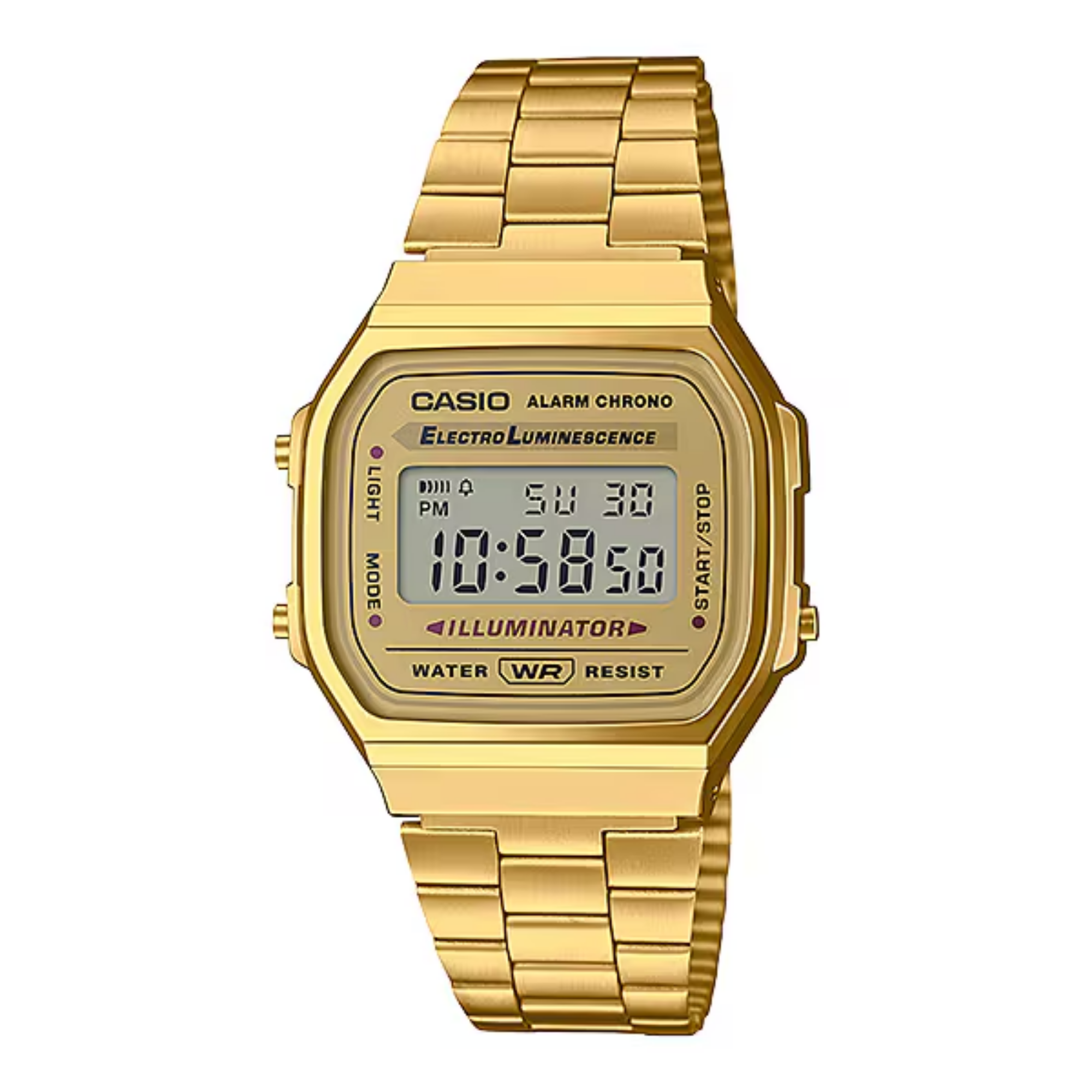 Reloj Casio A168WG-9WDF Vintage Dorado Digital