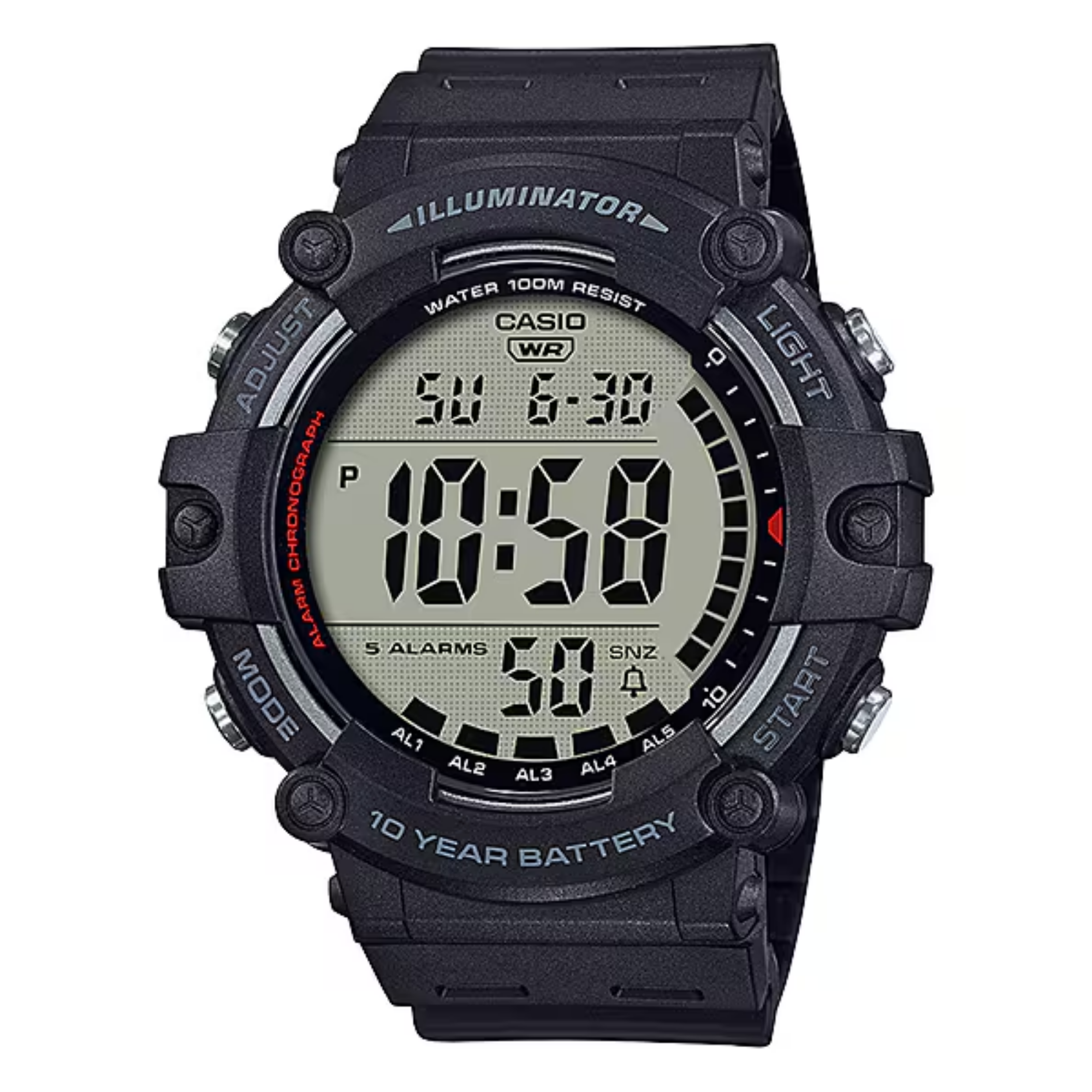 Reloj Casio AE-1500WH-1AVDF Digital Negro 100M