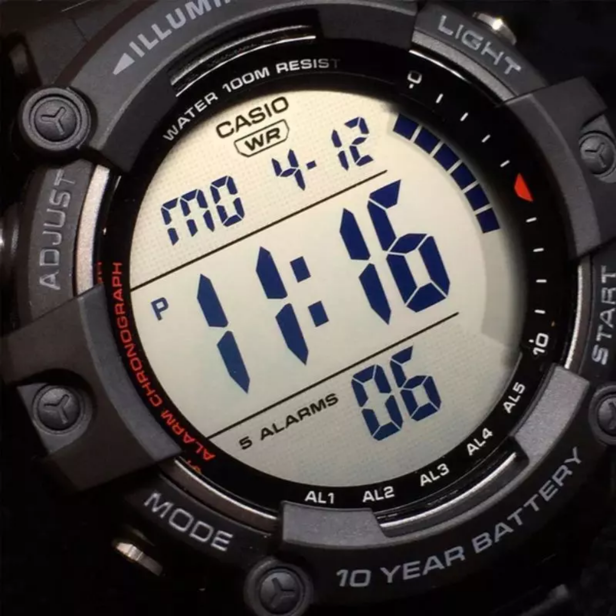 Reloj Casio AE-1500WH-1AVDF Digital Negro 100M
