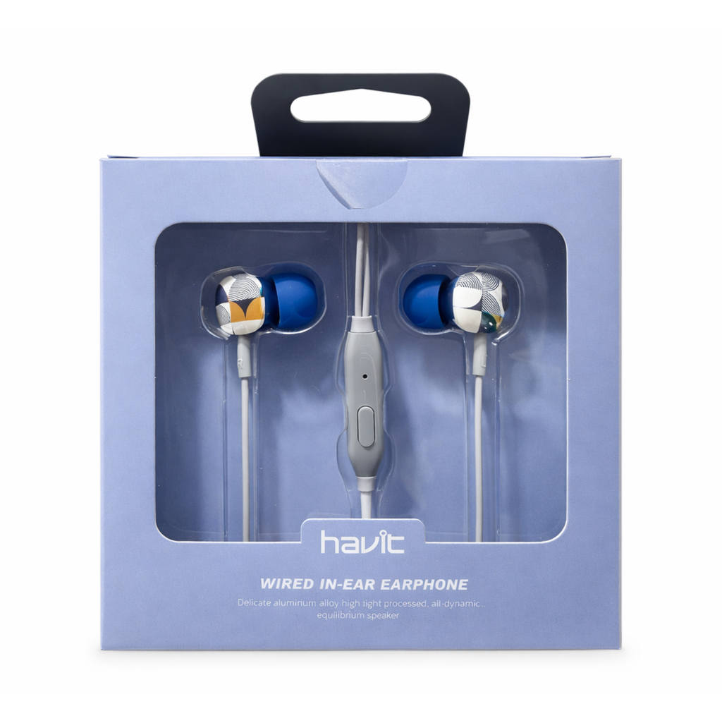 Audífono In-Ear Havit HV-E58P AZ-GR | Cómodo y Estilo Moderno