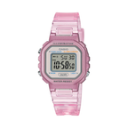 Reloj Casio LA-20WHS-4ADF digital rosado transparente