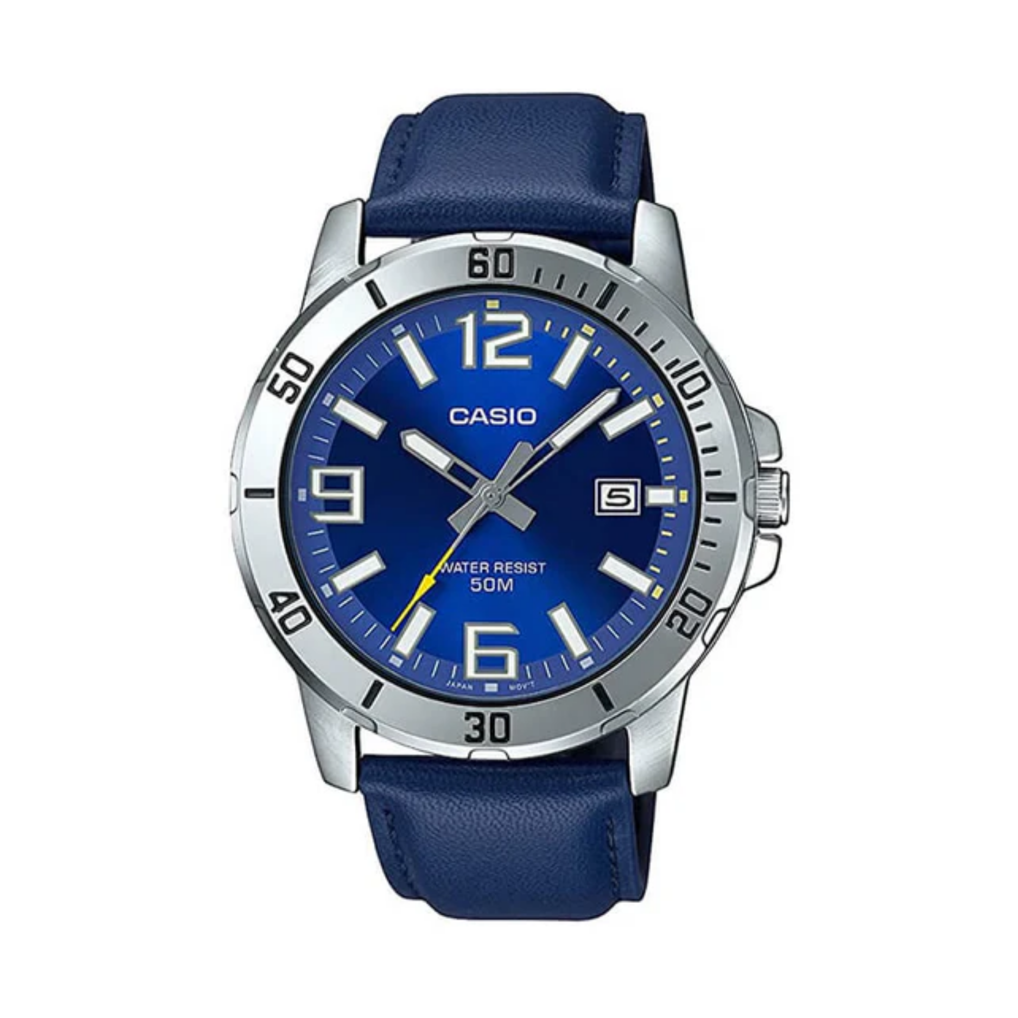 Reloj Casio MTP-VD01L-2BV Análogo Azul Cuero