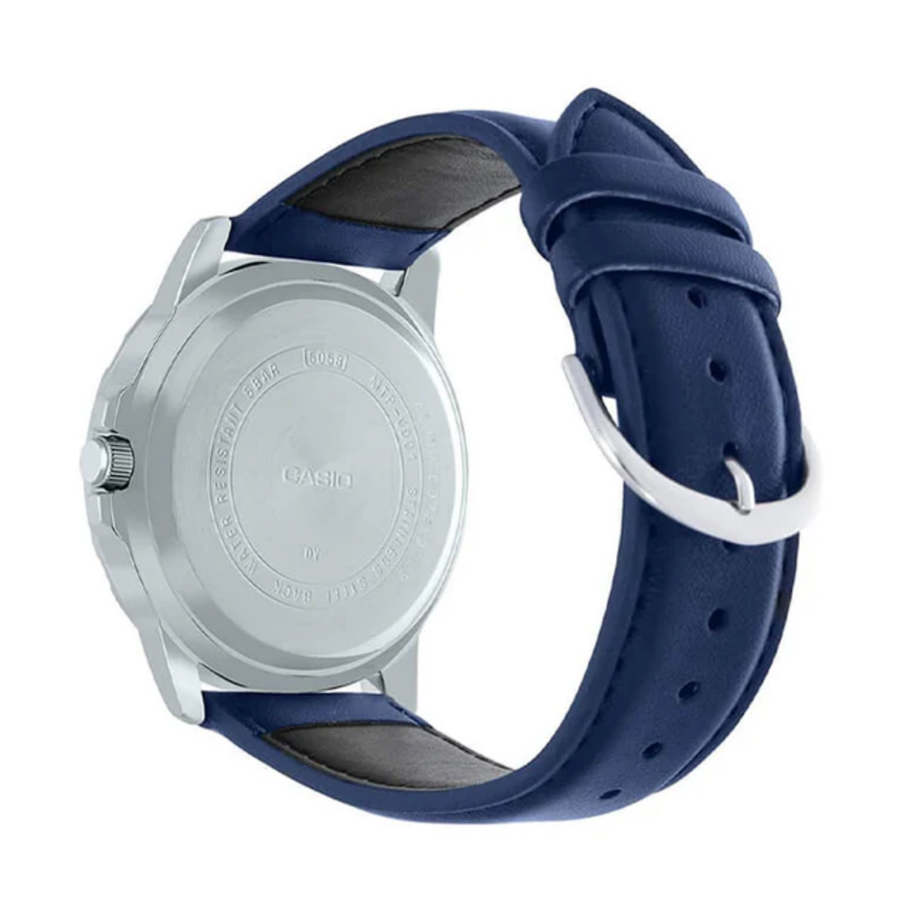 Reloj Casio MTP-VD01L-2BV Análogo Azul Cuero