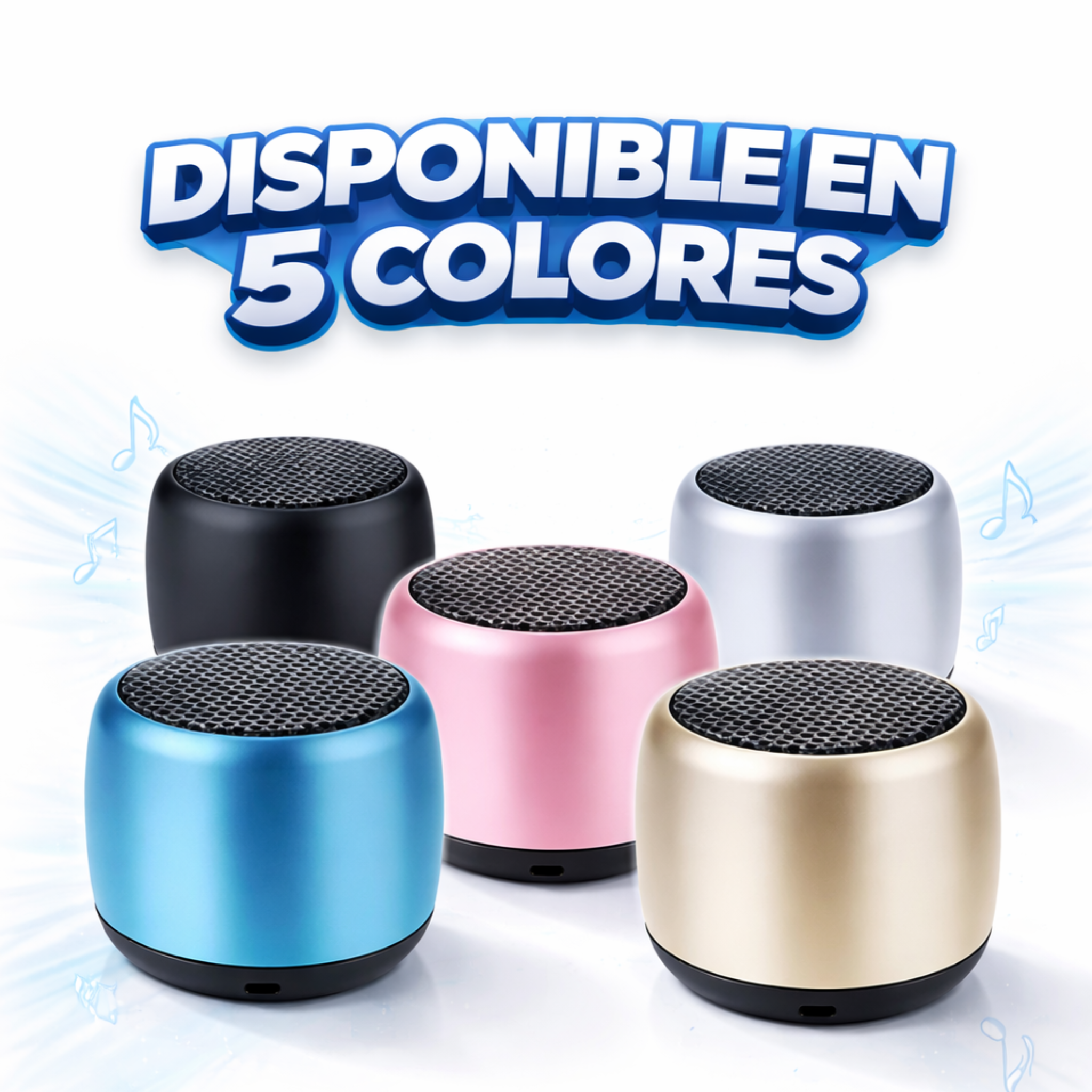Parlante Bluetooth Portátil Mini | Compacto y Recargable