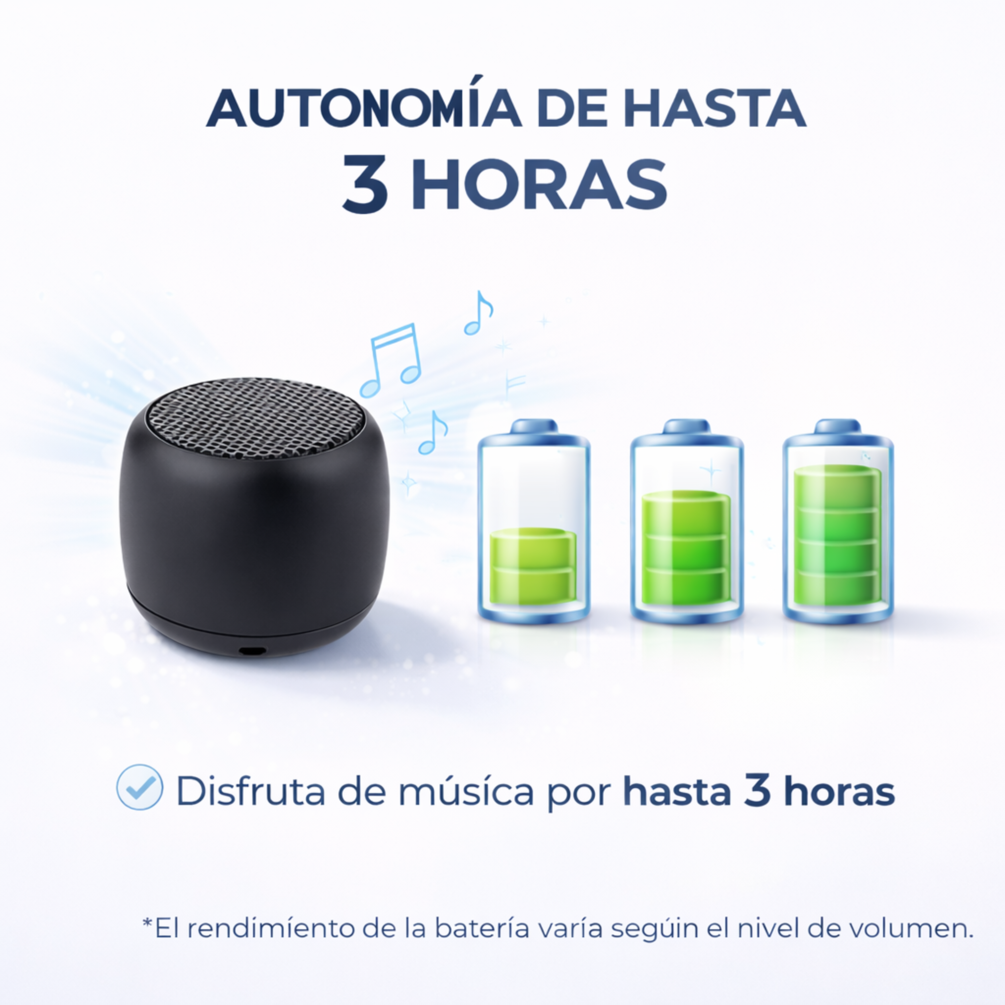 Parlante Bluetooth Portátil Mini | Compacto y Recargable